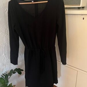 Long Sleeve Black Dress